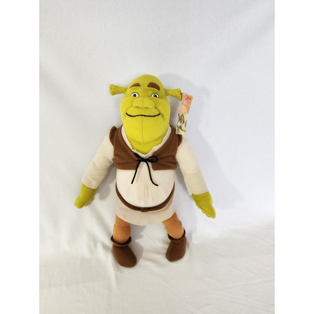 Vtg Nanco Shrek 2 Stuffed Large 17" Ogre Plush DreamWorks 2004 w/ Tags